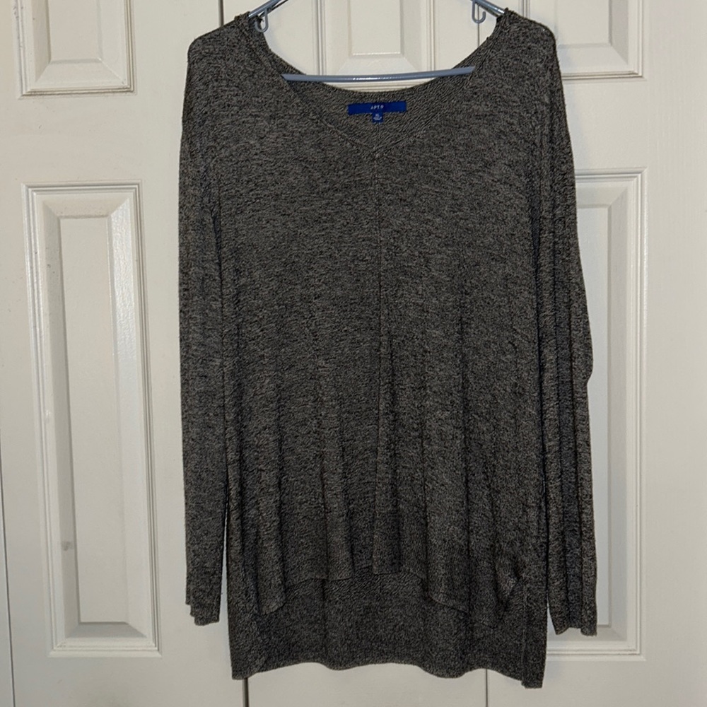 Like New Apt. 9 Grey Sweater Size XL
